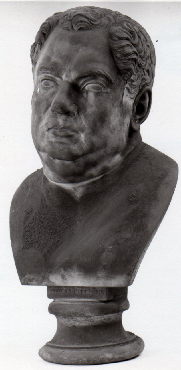 busto ritratto di Vitellio (busto, opera isolata) di Bogliani Giuseppe (secondo quarto sec. XIX)