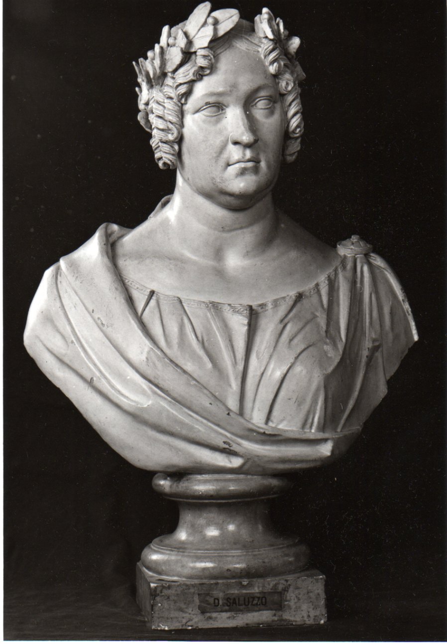 busto ritratto di Diodata Saluzzo (busto, opera isolata) di Bruneri Angelo (prima metà sec. XIX)