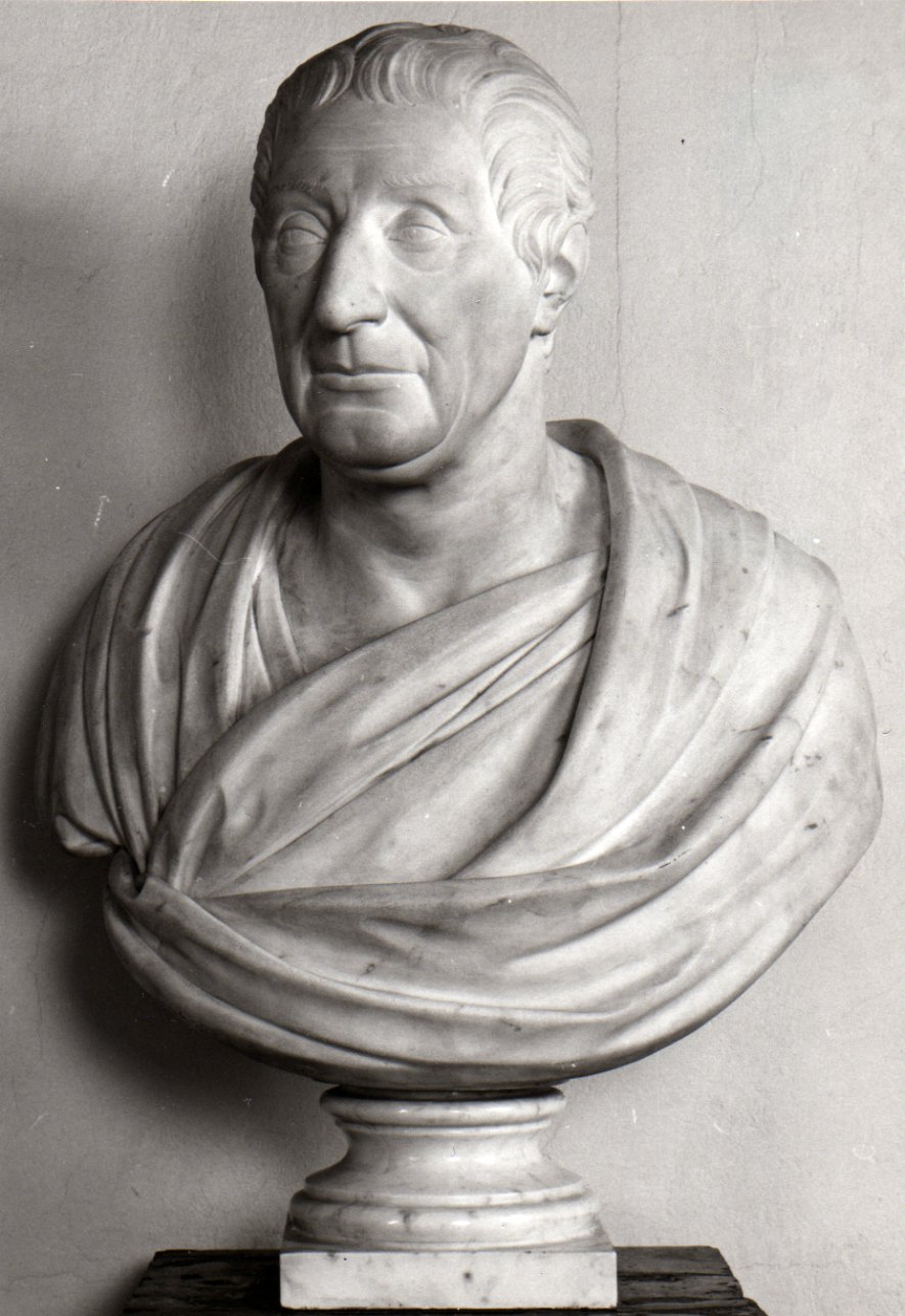 busto ritratto di Luigi Lagrange (busto, opera isolata) di Lavy Amedeo (prima metà sec. XIX)