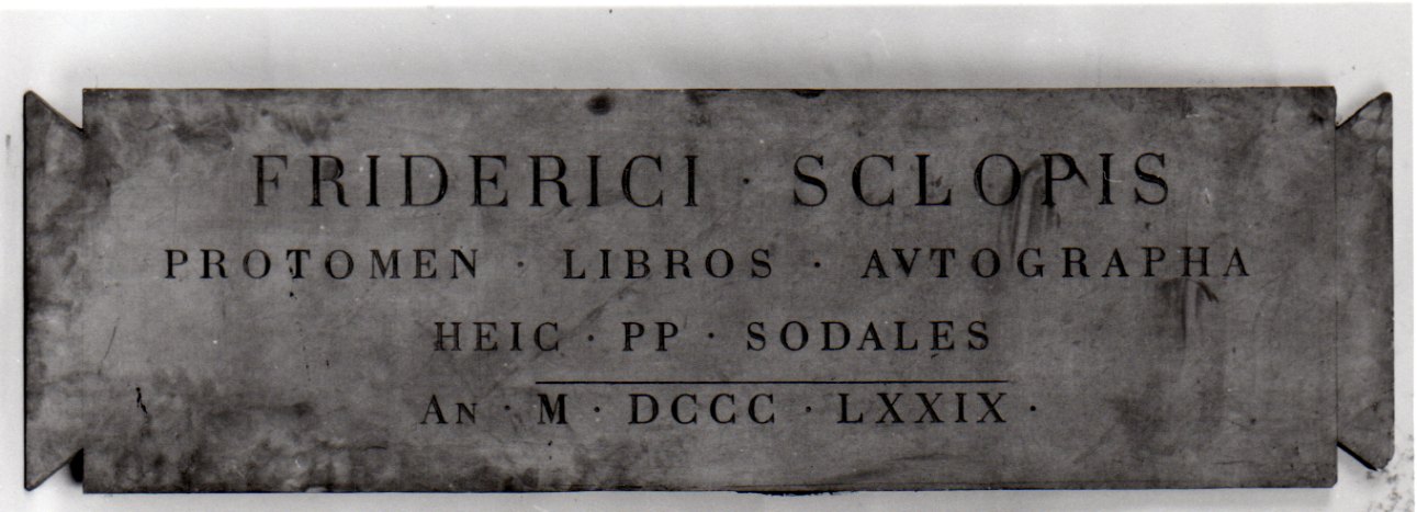 lapide, opera isolata - bottega piemontese (sec. XIX)