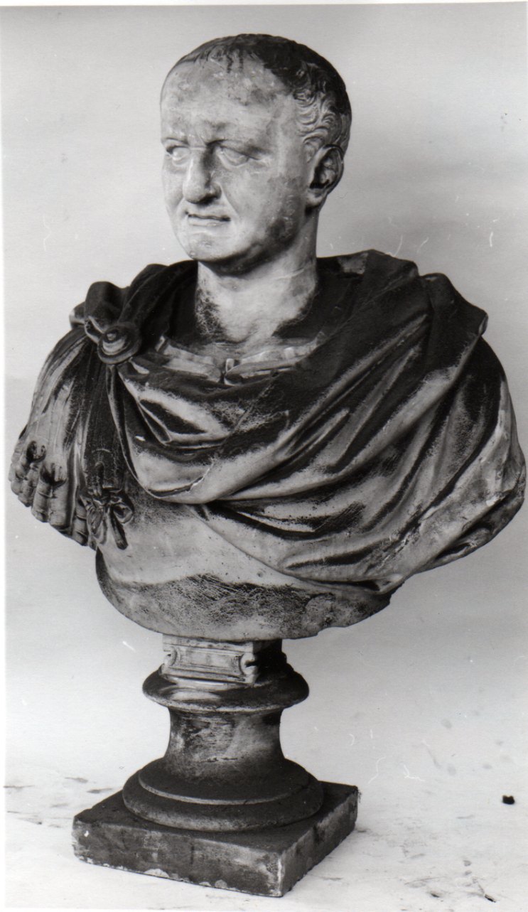 busto maschile (busto, serie) - bottega piemontese (sec. XIX)