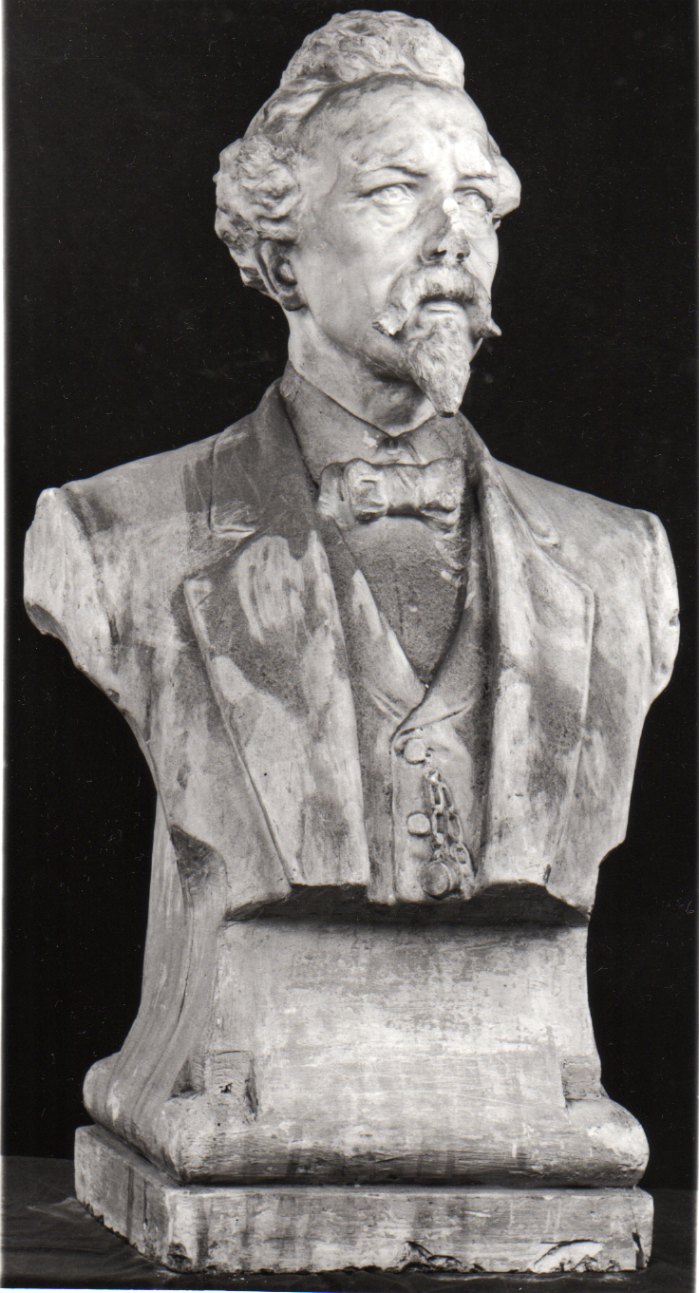 busto ritratto di Ascanio Sobrero (busto, opera isolata) - bottega italiana (sec. XIX)
