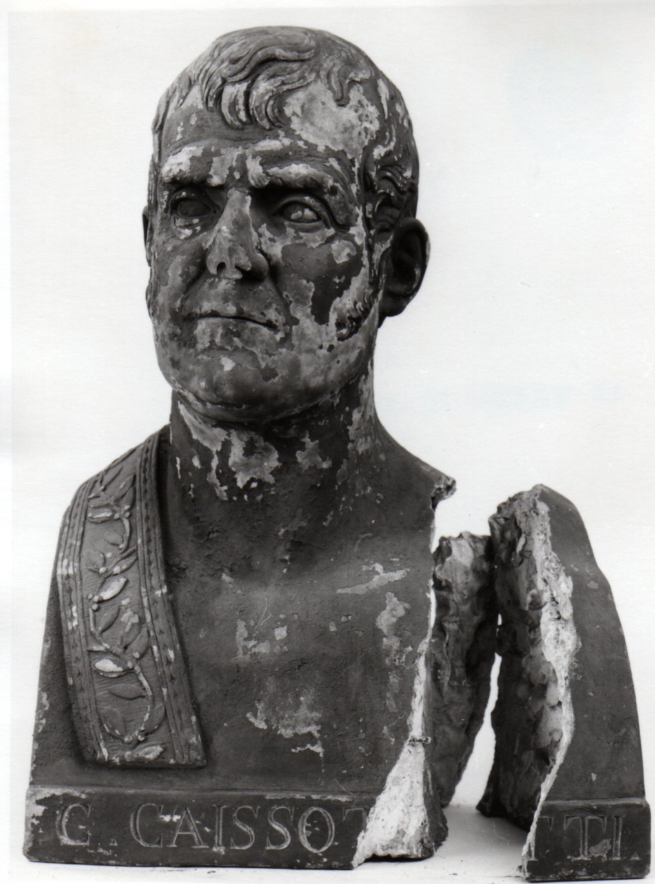 busto ritratto di Francesco Giacinto Caissotti (busto, opera isolata) - ambito piemontese (seconda metà sec. XIX)