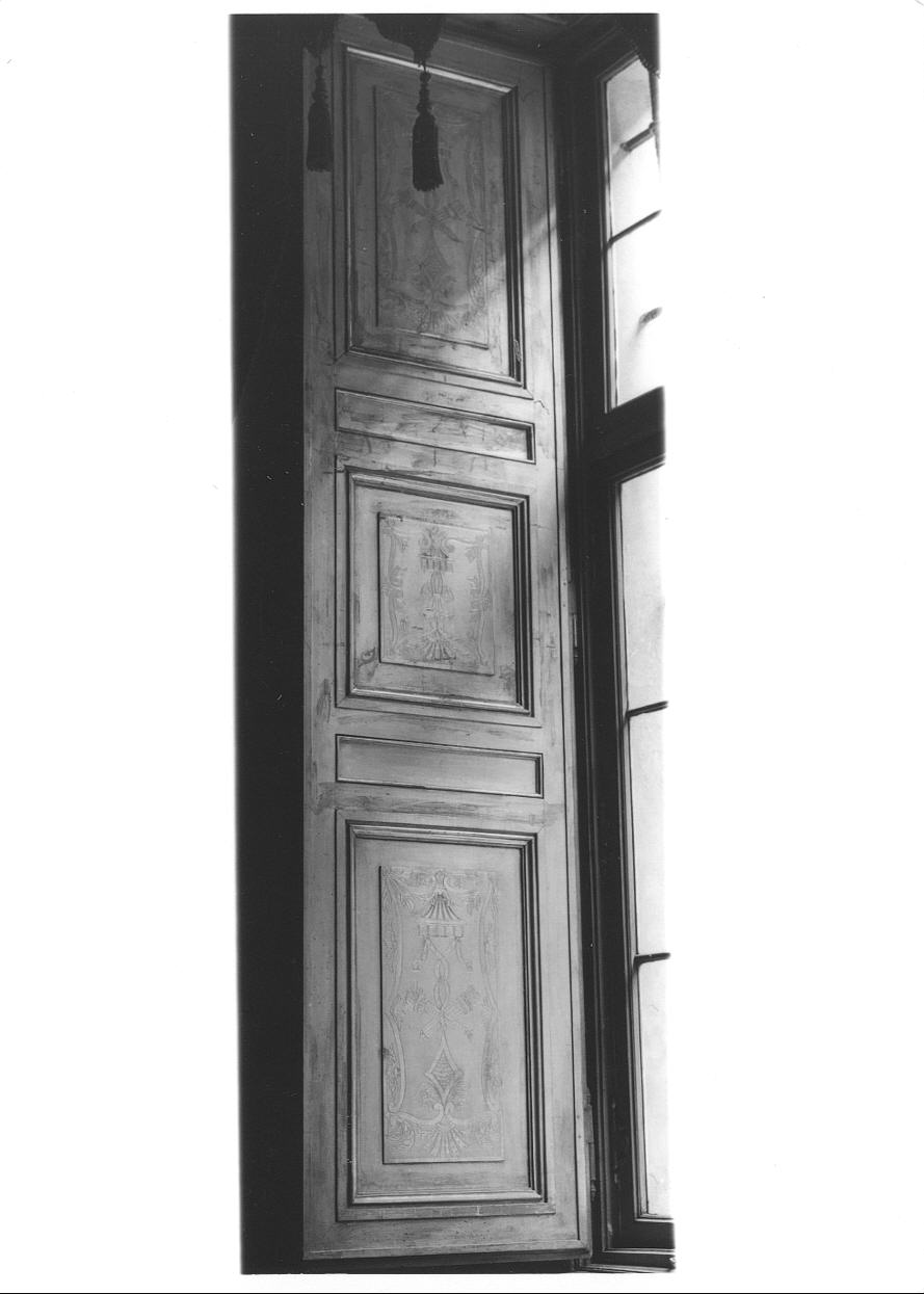 scuro di finestra, serie - bottega piemontese (prima metà sec. XX)