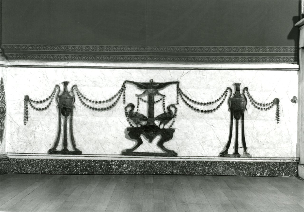 motivi decorativi classicheggianti (decorazione pittorica) - ambito piemontese (inizio sec. XIX)