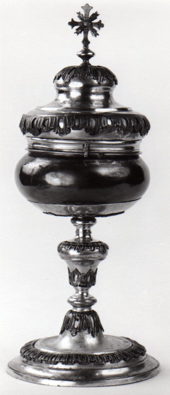 pisside, opera isolata - bottega piemontese (sec. XVIII)