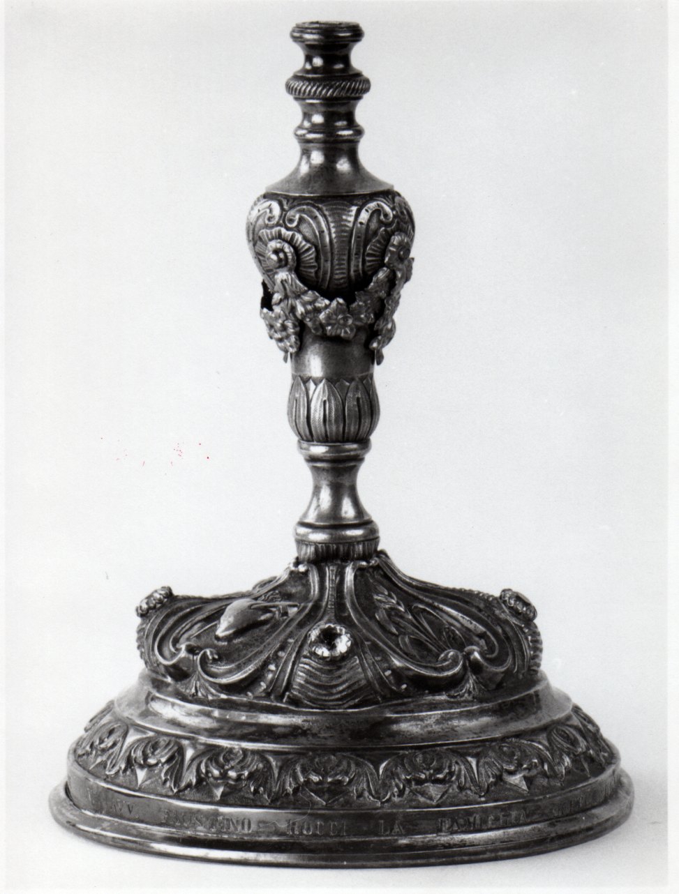 base di ostensorio - bottega piemontese (ultimo quarto sec. XIX)