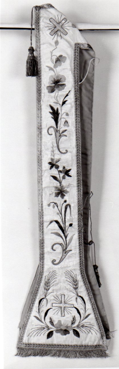 stola, opera isolata - manifattura piemontese (primo quarto sec. XX)