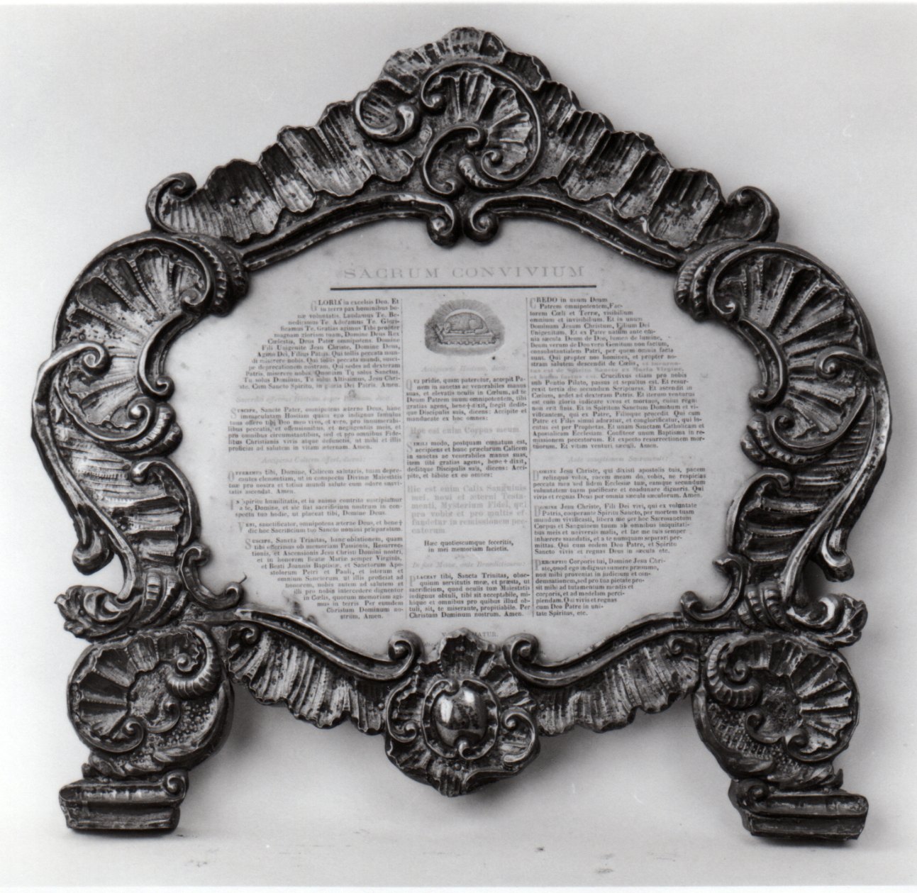 cartagloria, opera isolata - bottega piemontese (terzo quarto sec. XVIII)