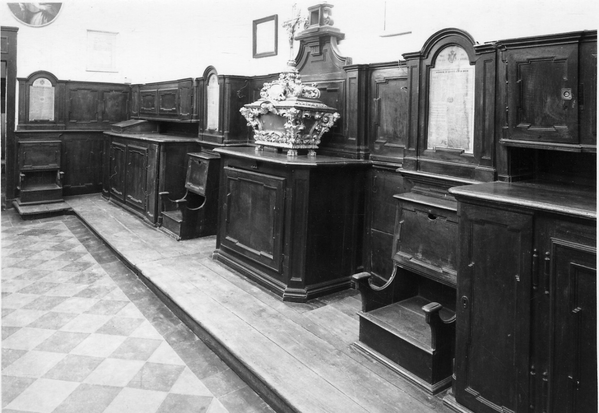 mobile da sacrestia, insieme - bottega piemontese (secondo quarto sec. XIX)