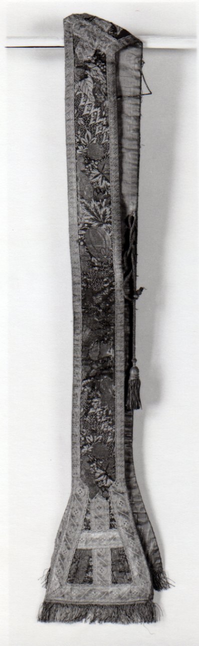 stola, opera isolata - manifattura francese (primo quarto sec. XVIII)