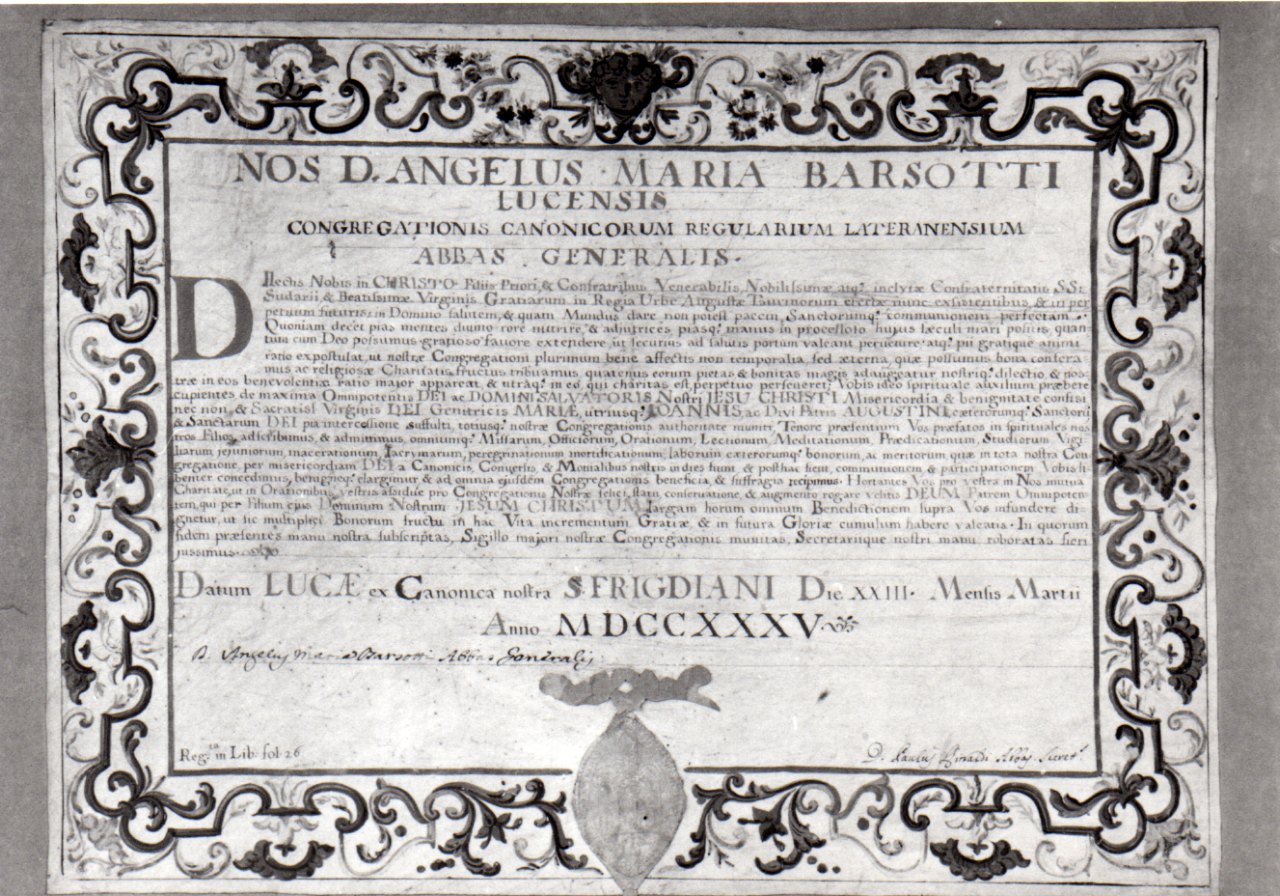 miniatura, opera isolata - ambito italiano (secondo quarto sec. XVIII)