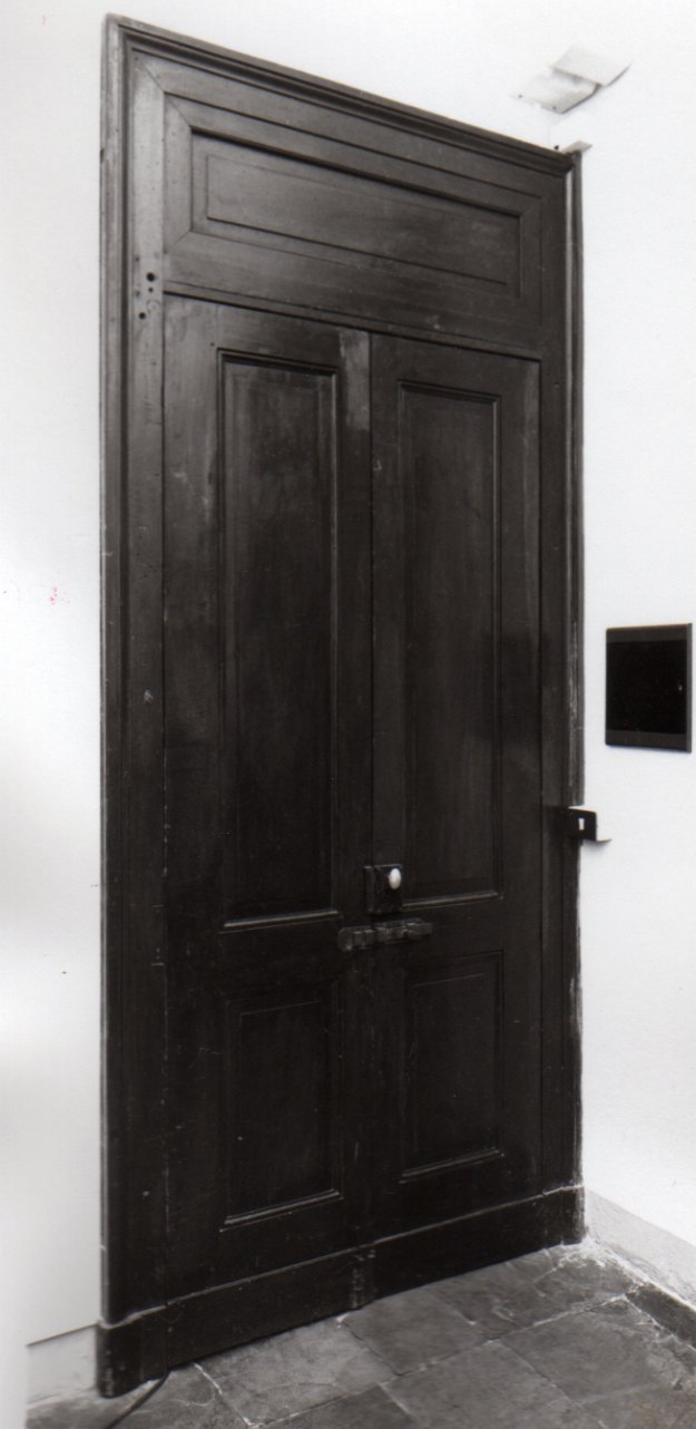 porta - a due battenti, opera isolata - bottega piemontese (sec. XIX)
