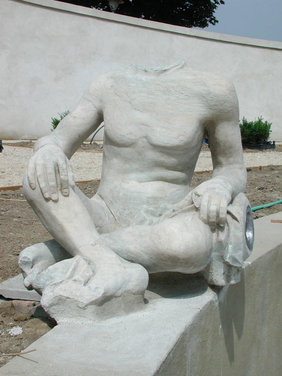 divinità fluviale (statua, elemento d'insieme) di Casella Giovanni Battista, Quadri Bernardino, Solaro Martino, Bosso Giacomo Antonio, Mari Pietro, Musso Salvatore (sec. XVII)