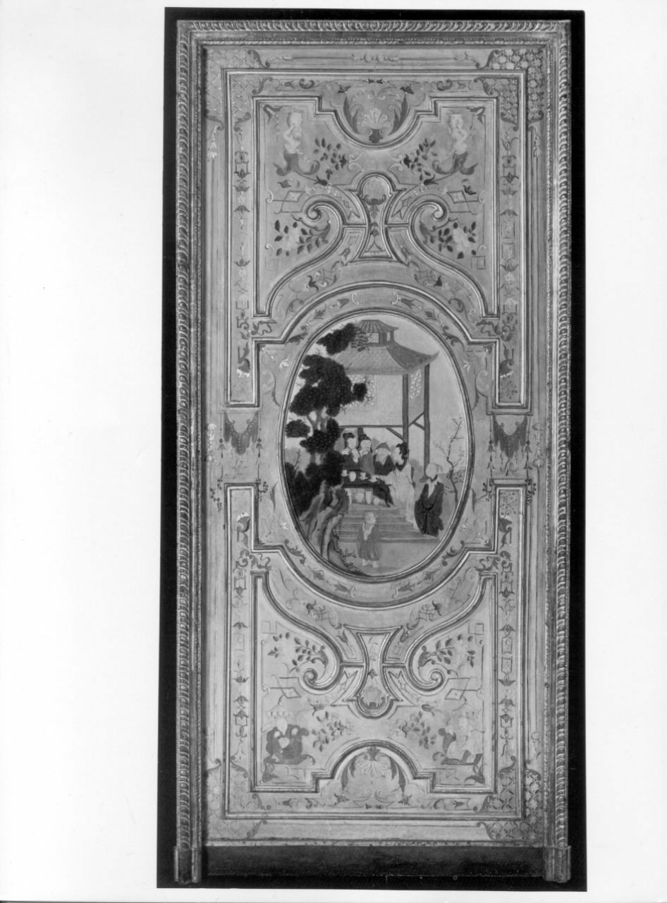 scena con figure orientali (porta, opera isolata) di Massa Pietro (secondo quarto sec. XVIII)
