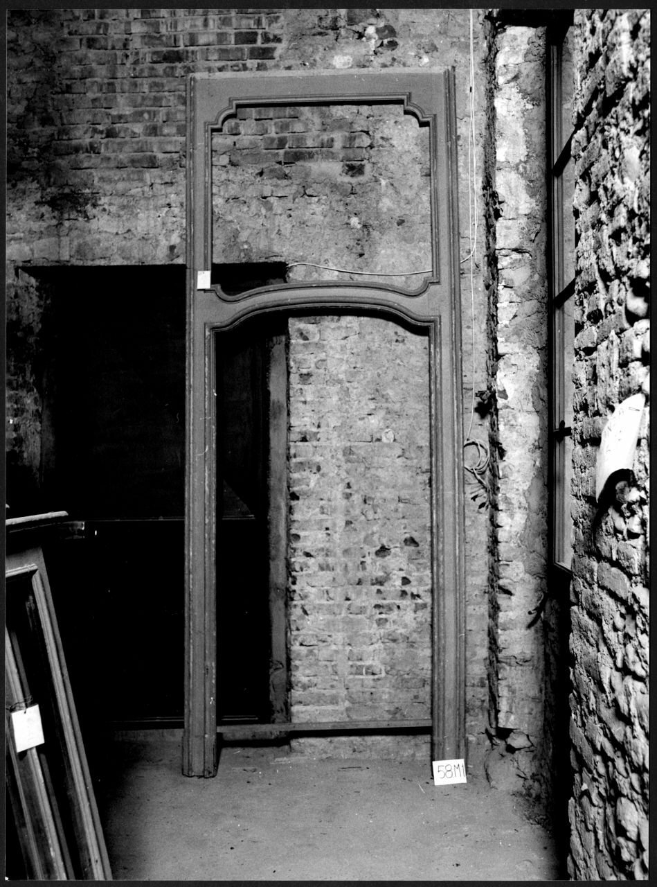 mostra di porta, opera isolata - ambito piemontese (sec. XIX)