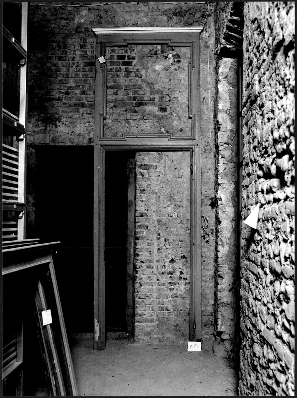 mostra di porta, opera isolata - ambito piemontese (sec. XIX)