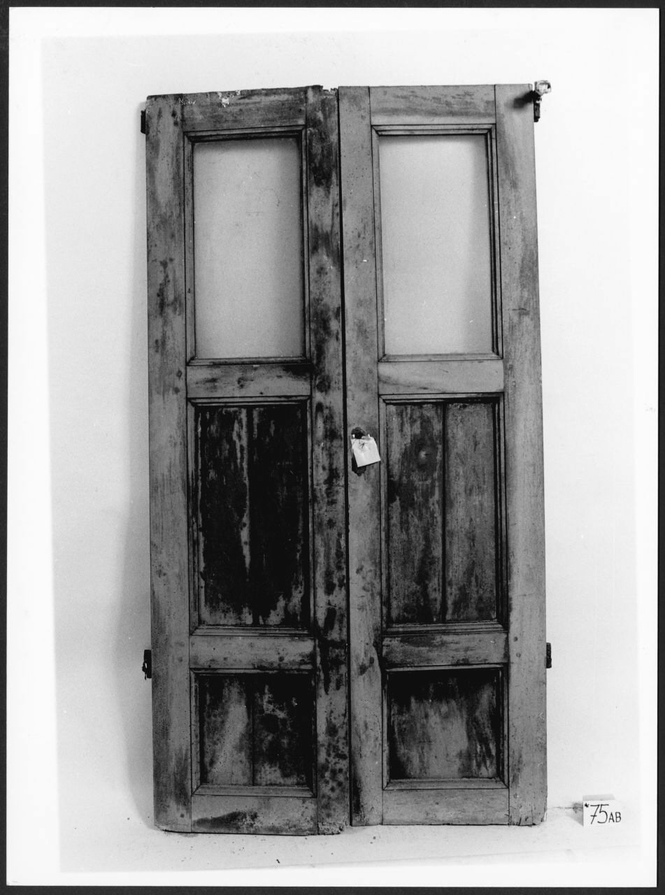porta - a due battenti, opera isolata - ambito piemontese (sec. XIX)