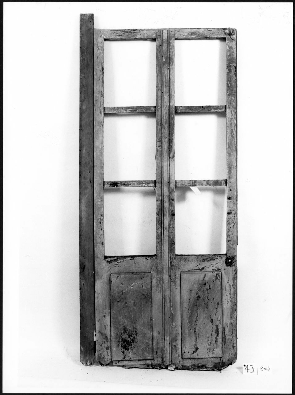 porta finestra, opera isolata - ambito piemontese (sec. XIX)