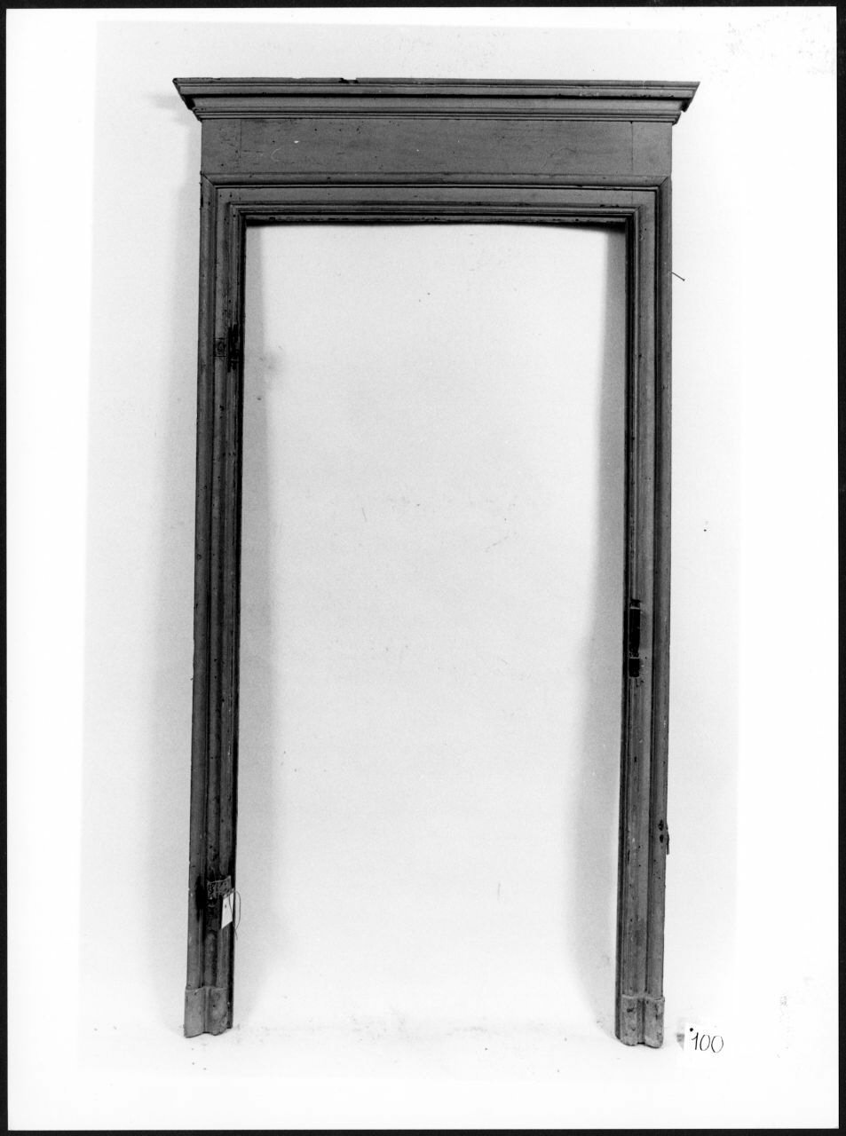 mostra di porta, opera isolata - ambito piemontese (sec. XIX)