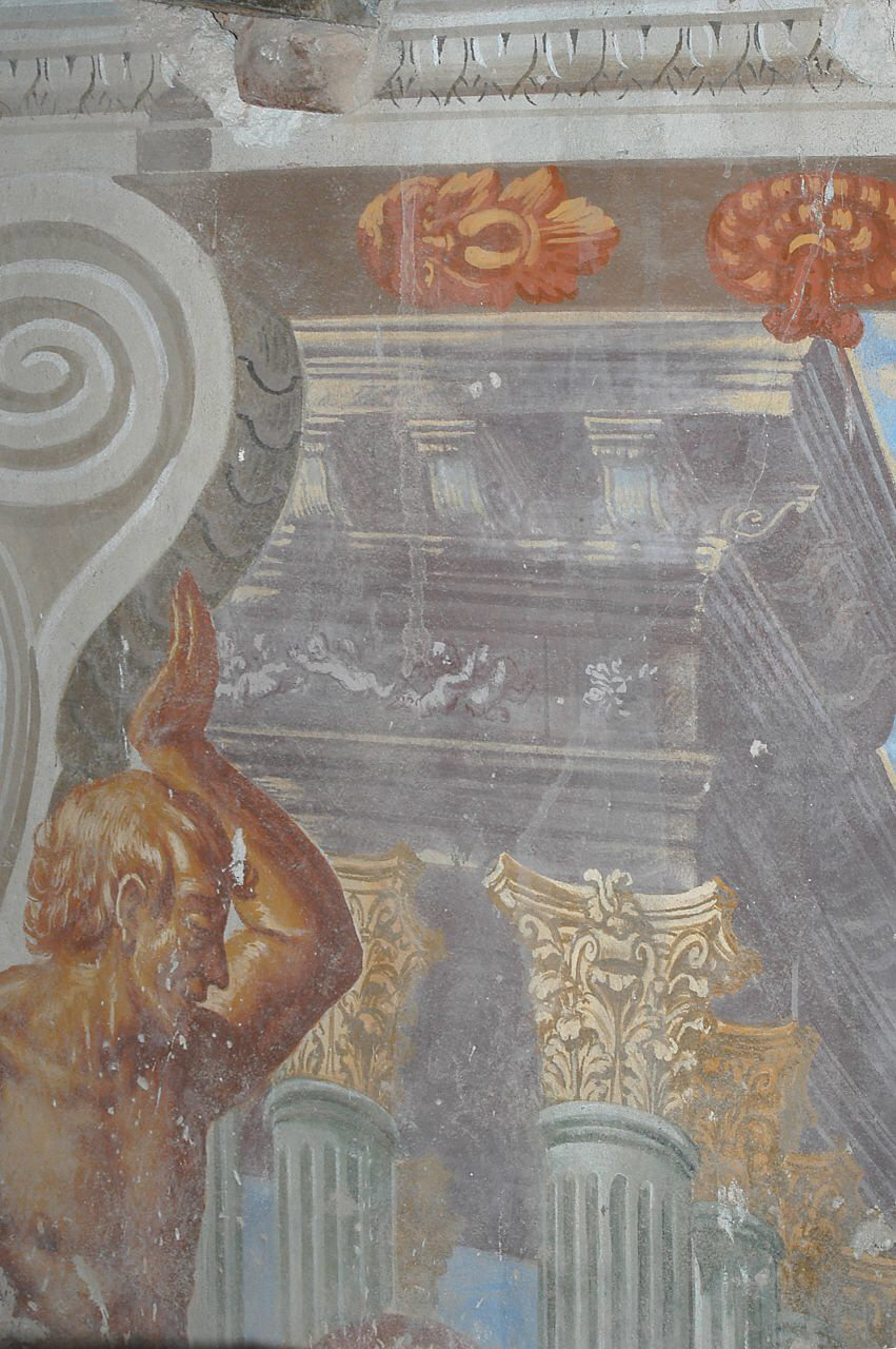 architettura (decorazione pittorica, elemento d'insieme) di Casella Andrea (e aiuti), Casella Giacomo (e aiuti) (sec. XVII)