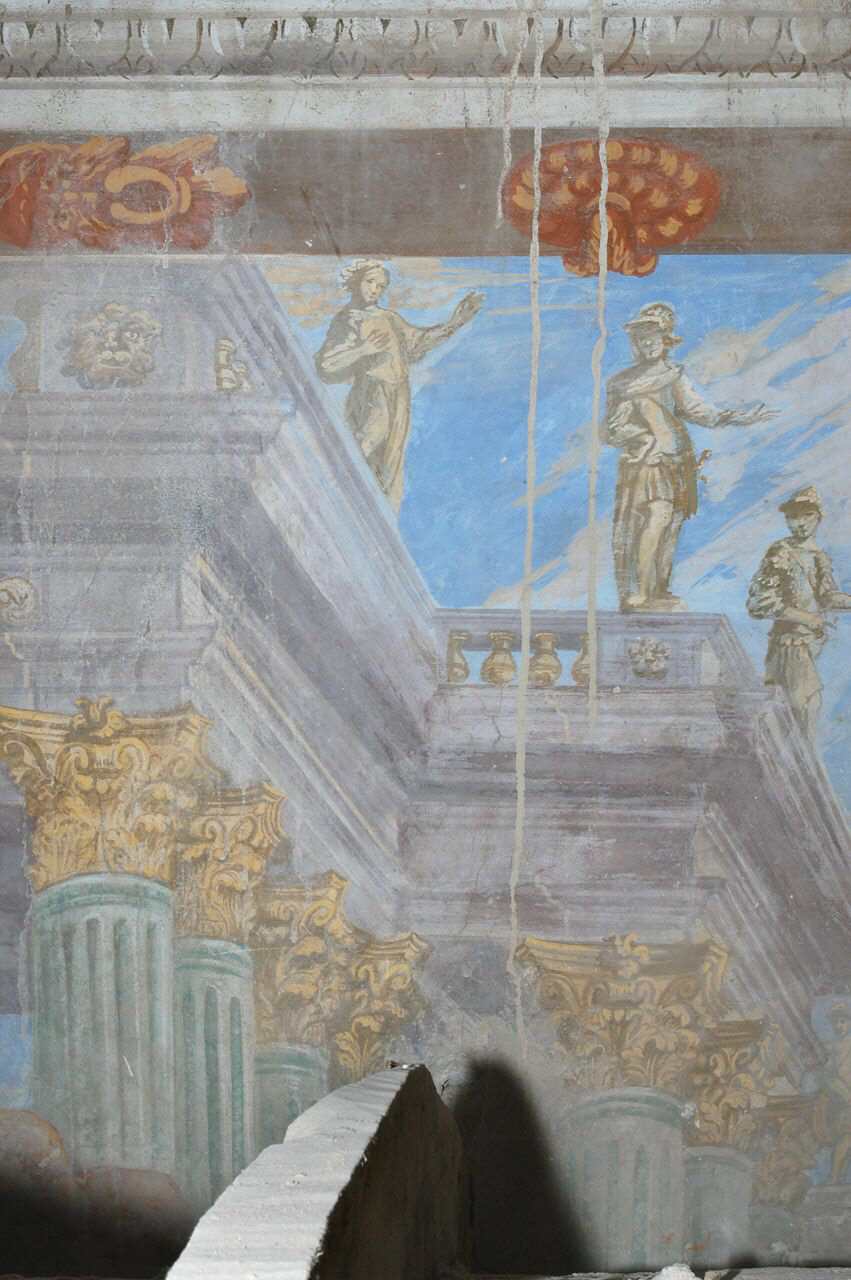 architettura (decorazione pittorica, elemento d'insieme) di Casella Andrea (e aiuti), Casella Giacomo (e aiuti) (sec. XVII)
