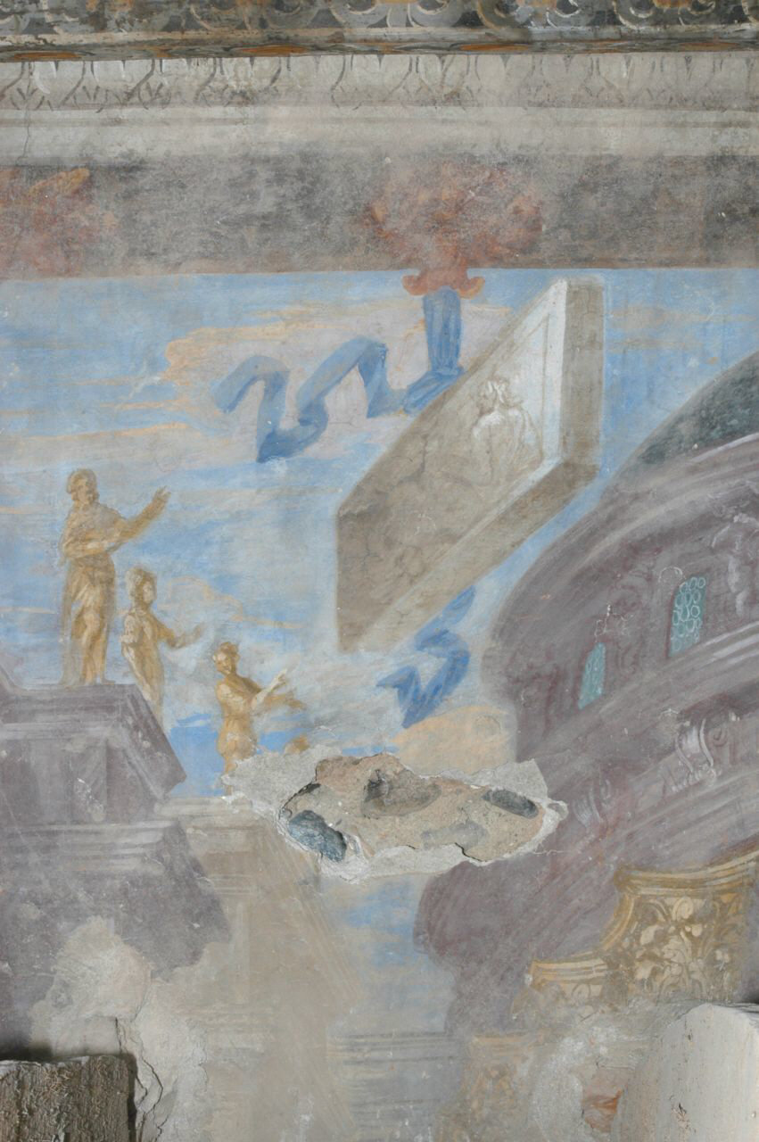 architettura (decorazione pittorica, elemento d'insieme) di Casella Andrea (e aiuti), Casella Giacomo (e aiuti) (sec. XVII)
