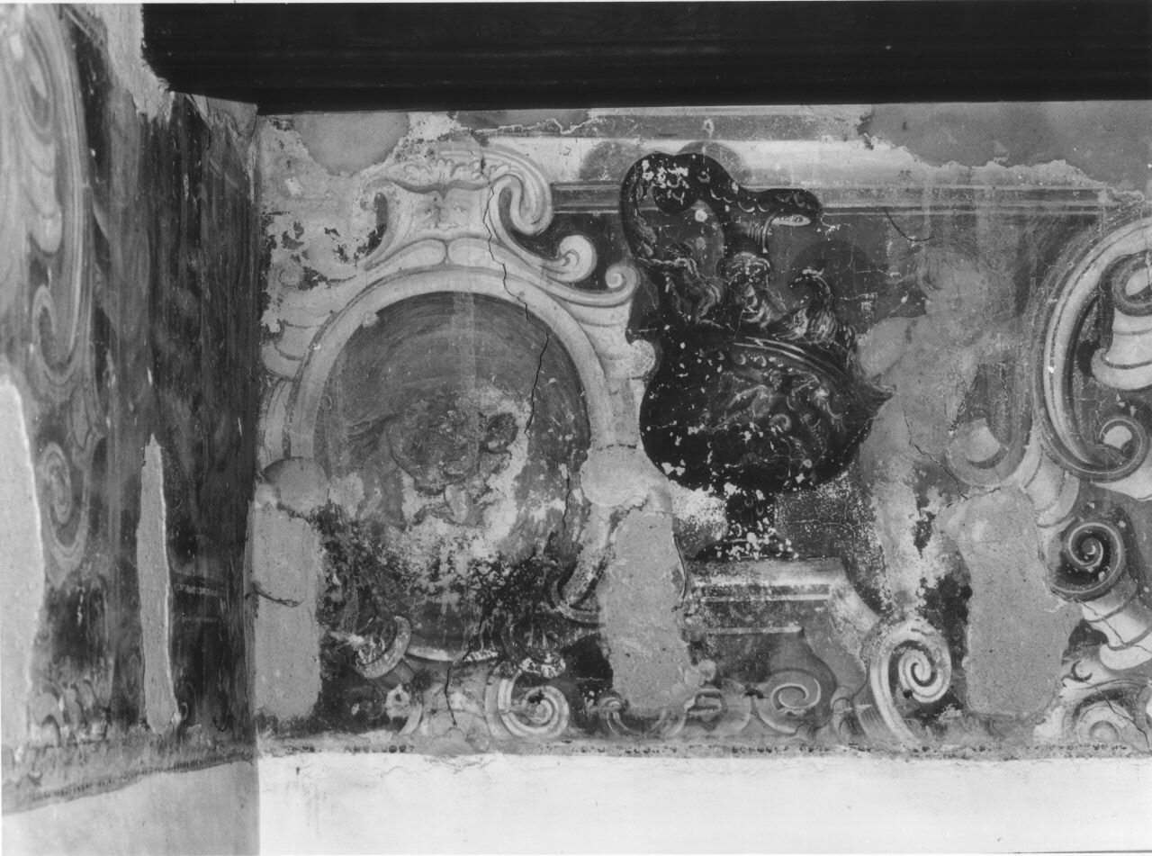 putti alati (decorazione pittorica, elemento d'insieme) di Buffi Gian Luigi, Gherzi Girolamo - ambito lombardo-luganese (sec. XVII, sec. XVII)