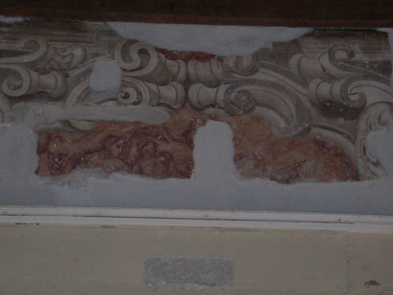 Cerere, Bacco e Venere (decorazione pittorica, elemento d'insieme) - ambito lombardo-luganese (sec. XVII)