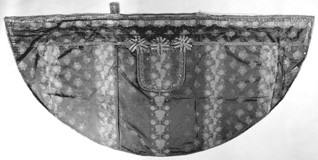 paramento liturgico, insieme - manifattura italiana, manifattura francese (primo quarto sec. XIX)