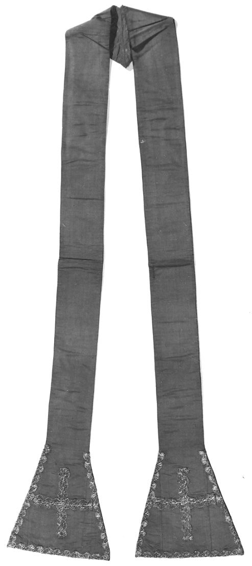 stola, opera isolata - manifattura italiana (sec. XIX)