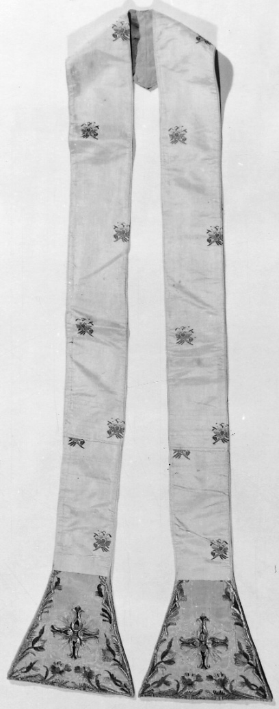 stola, opera isolata - manifattura italiana (prima metà sec. XIX)