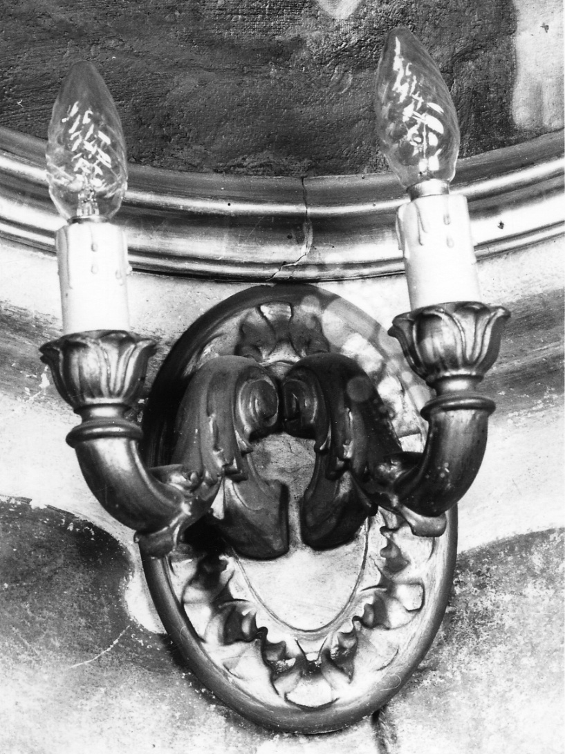 candeliere da parete - bottega astigiana (seconda metà sec. XIX)