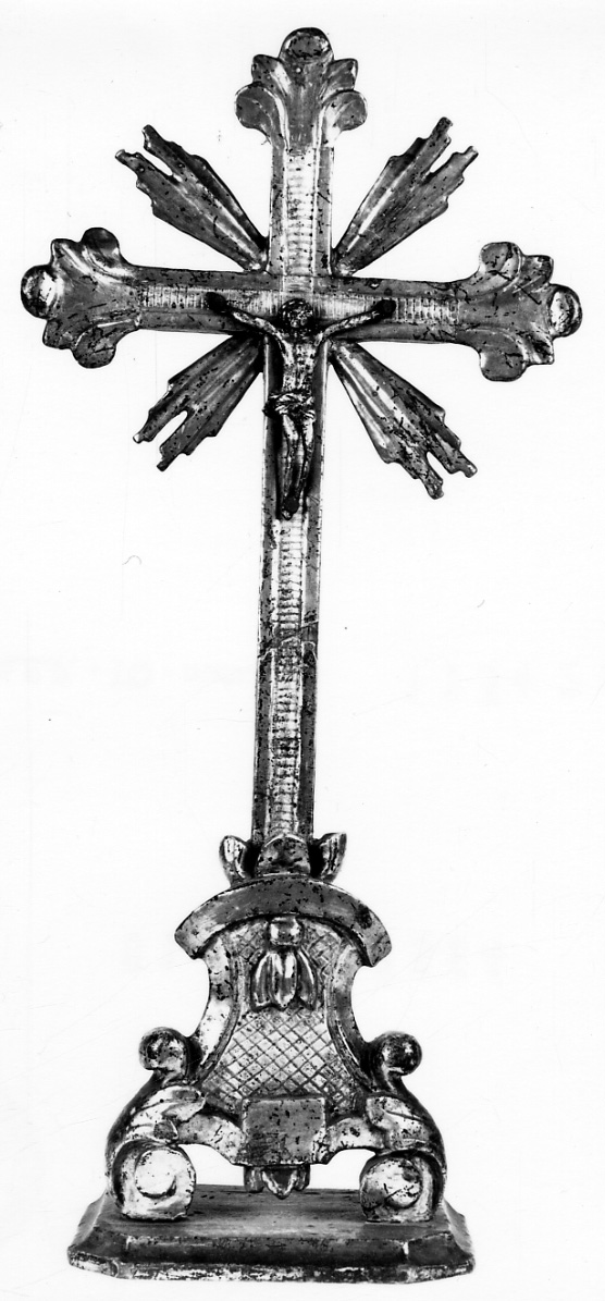 Cristo crocifisso (croce d'altare, opera isolata) - bottega astigiana (sec. XVIII)