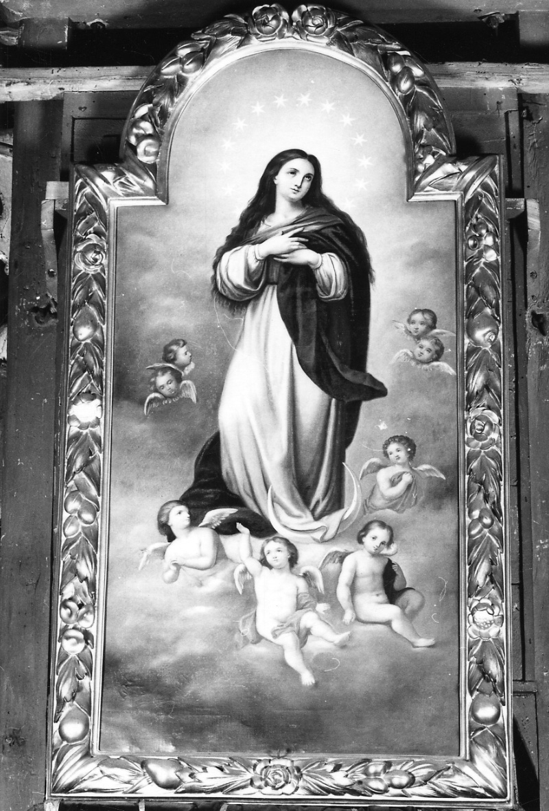 Immacolata Concezione (dipinto, opera isolata) - ambito astigiano (prima metà sec. XIX)