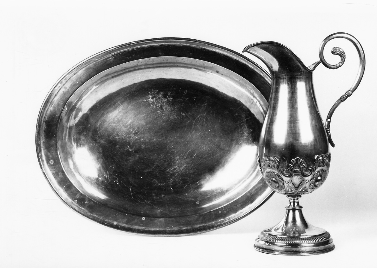 brocca, elemento d'insieme - ambito piemontese (metà sec. XIX)