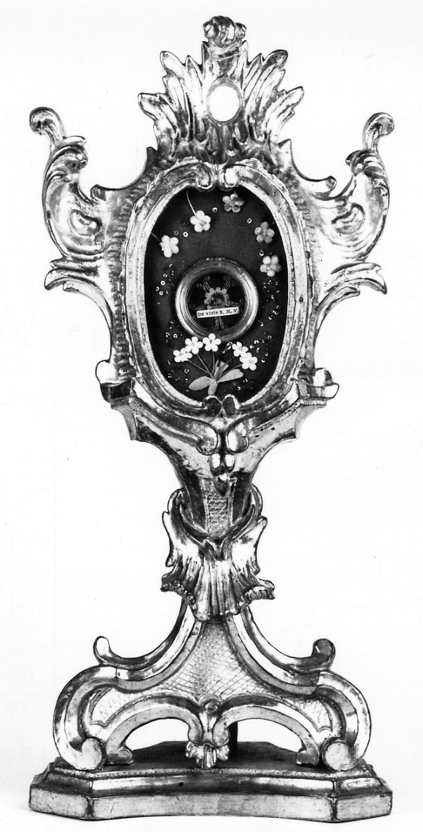 reliquiario - a ostensorio, opera isolata - bottega astigiana (metà sec. XVIII)