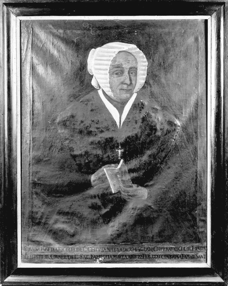 ritratto di Anna Mattea Ricolfi (dipinto, opera isolata) - ambito astigiano (seconda metà sec. XVIII)