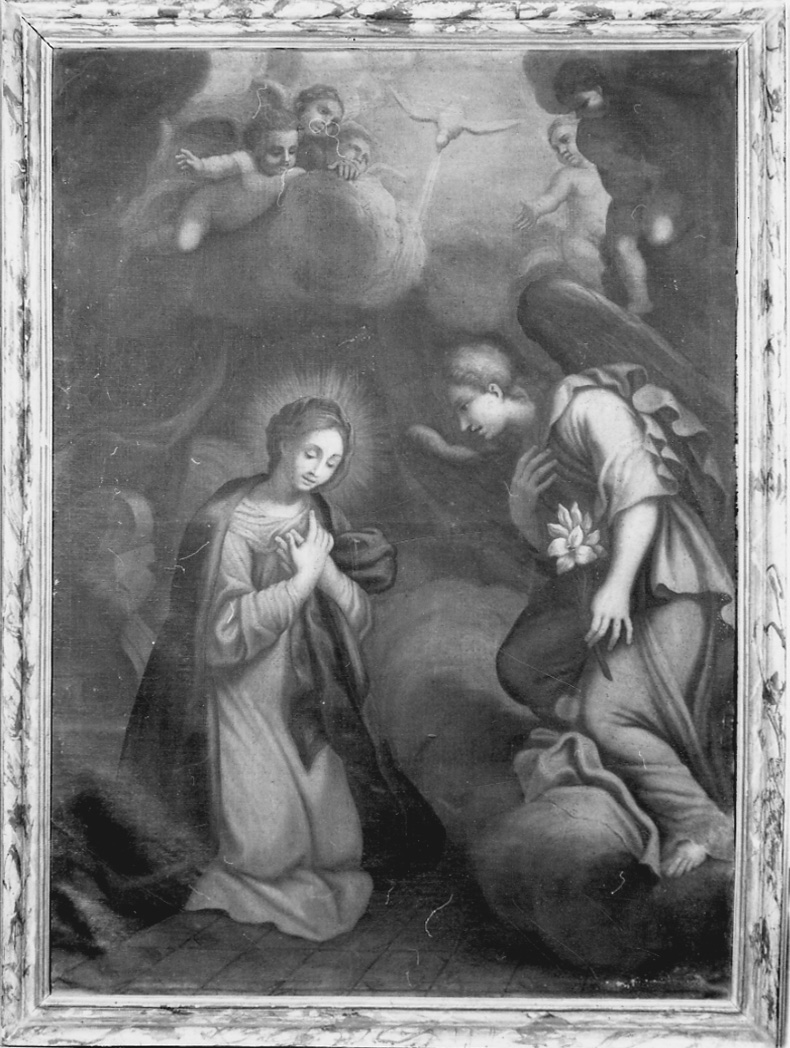 Annunciazione (dipinto, opera isolata) - ambito astigiano (metà sec. XVIII)