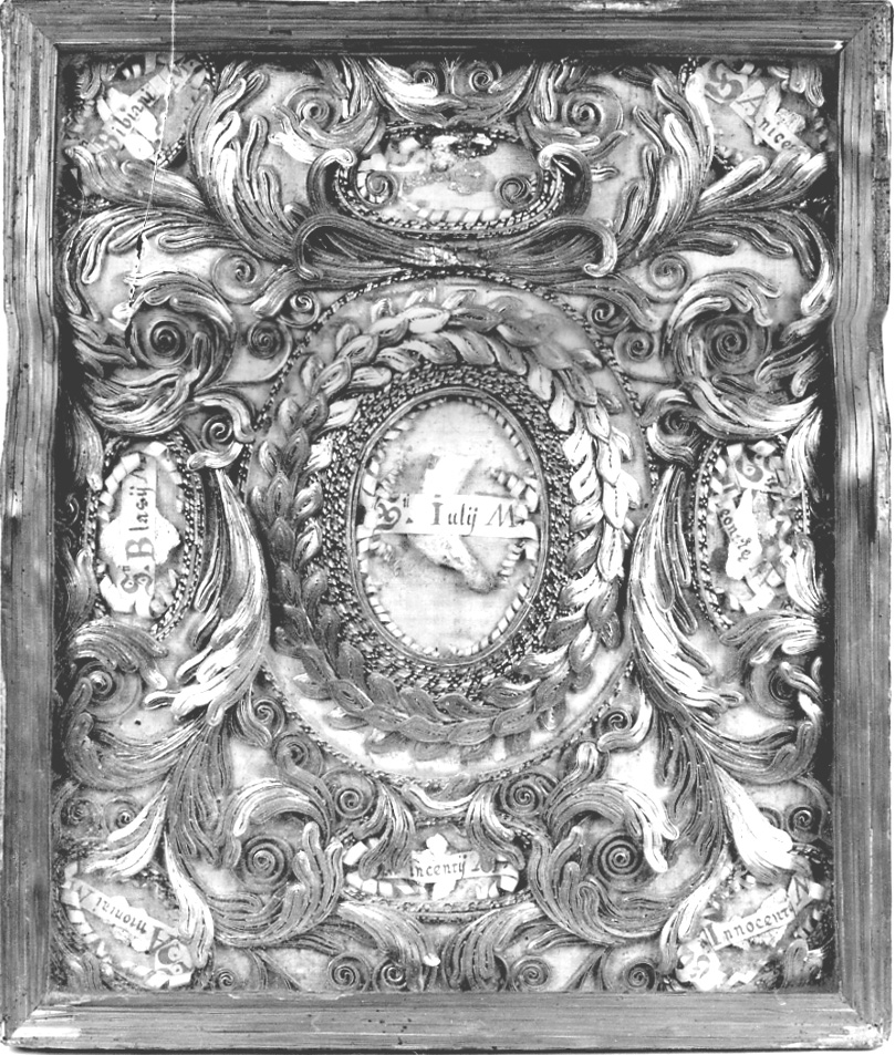 reliquiario, opera isolata - ambito astigiano (sec. XIX)