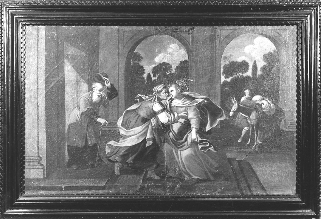 visitazione (dipinto, opera isolata) - ambito astigiano (prima metà sec. XVII)