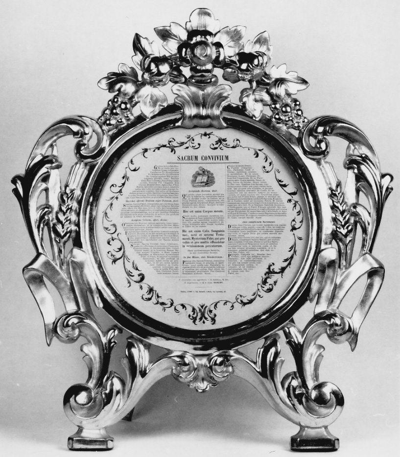 cartagloria, opera isolata - bottega astigiana (seconda metà sec. XIX)