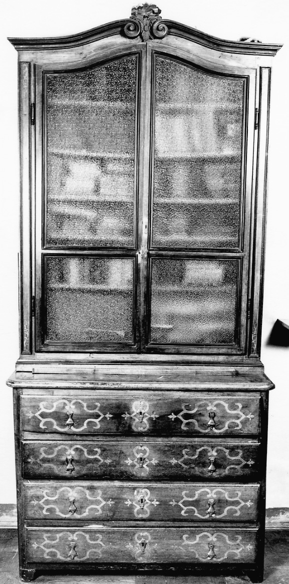 credenza con alzata, opera isolata - bottega astigiana (seconda metà sec. XVIII)