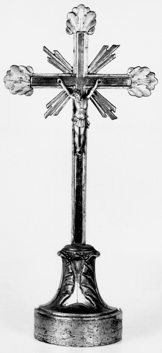 Cristo crocifisso (croce d'altare, opera isolata) - bottega astigiana (sec. XIX)
