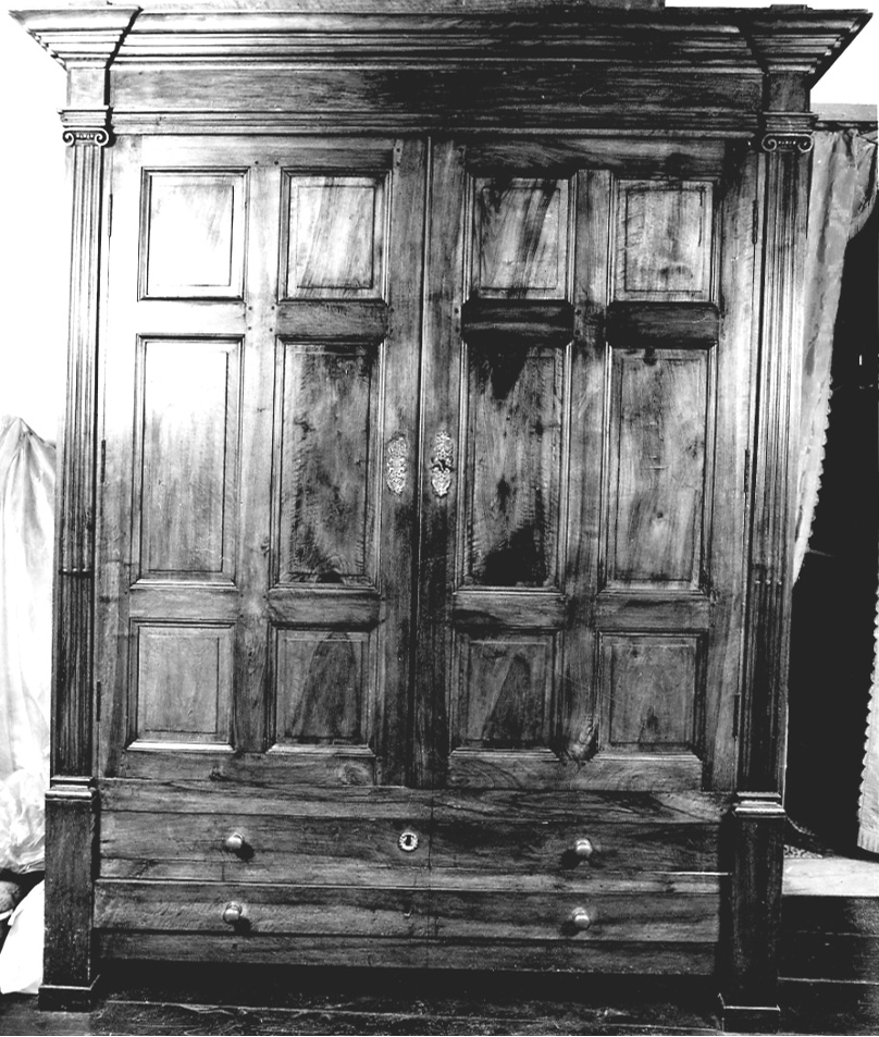 armadio, serie - bottega astigiana (seconda metà sec. XIX)