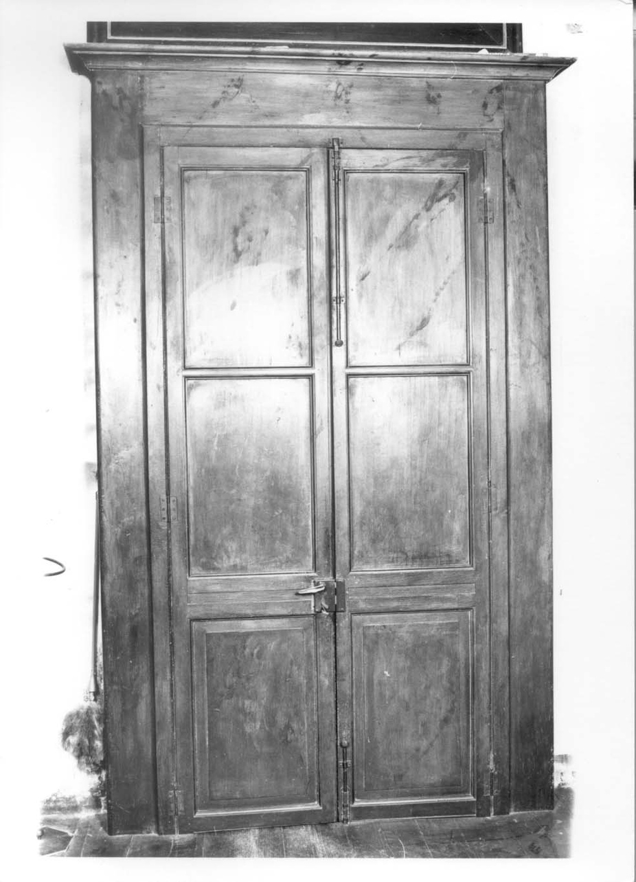 bussola, opera isolata - bottega astigiana (primo quarto sec. XX)