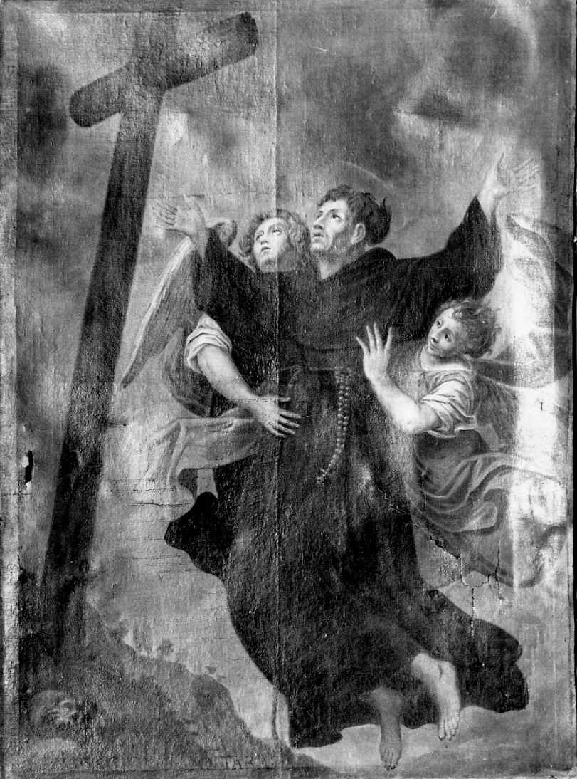 estasi di San Pietro d'Alcantara (dipinto, opera isolata) - ambito piemontese (fine sec. XVII)