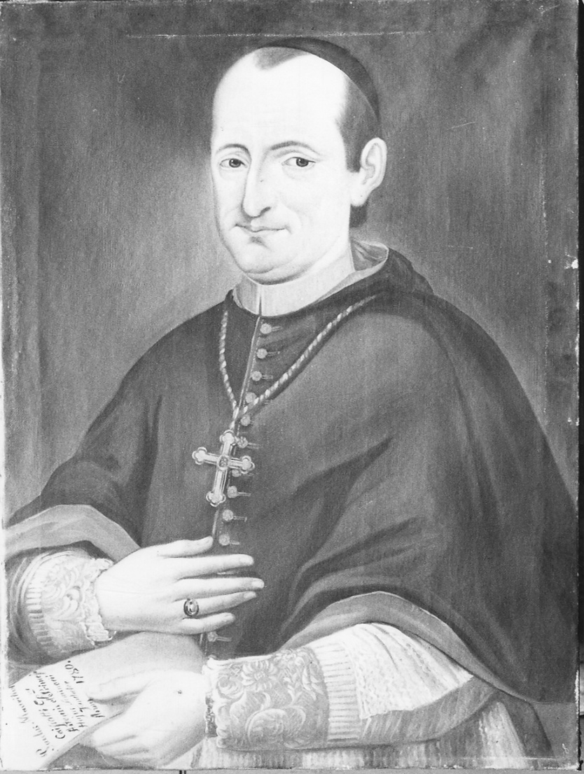 ritratto del vescovo Paolo Maurizio Caissotti (dipinto, opera isolata) - ambito astigiano (ultimo quarto sec. XVIII)