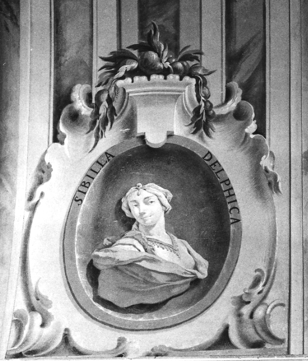 Sibilla Delfica (dipinto, elemento d'insieme) di Bortoloni Mattia (metà sec. XVIII)