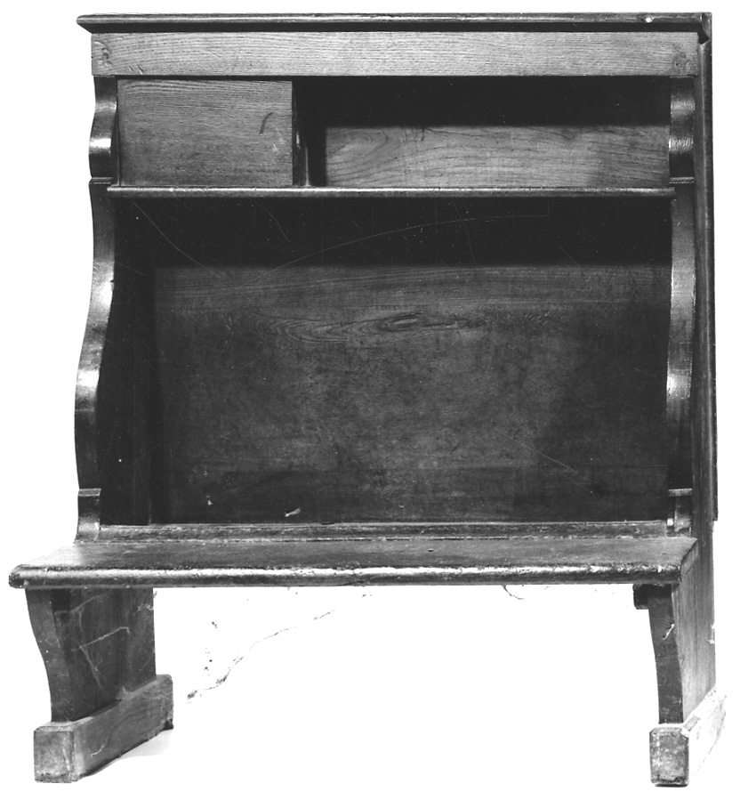 inginocchiatoio, serie - bottega piemontese (seconda metà sec. XIX)